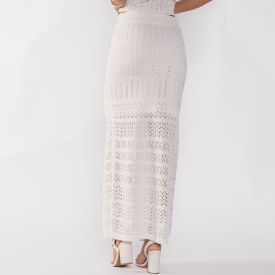 Saia Longa De Tricot Patricia Foster