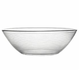 Saladeira de Vidro Clear Lines 2,9 Litros Inga - Transparente