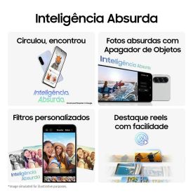 Celular Samsung Galaxy A56 5G 256Gb 8Gb Câmera Tripla - Cinza