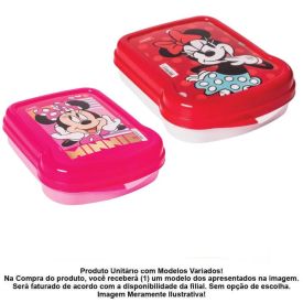 Sanduicheira Da Minnie Plasútil - Sortido