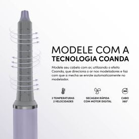 Secador e Modelador Wap Intense Styler ws1600 Digital 5 em 1