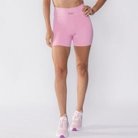 Short Fitness Feminino Básico Scream Rosa Claro