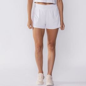 Short Fitness Feminino Duplo Scream Branco