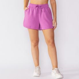 Short Fitness Feminino Interlock Scream Rosa Malva