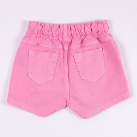 Short Sarja Clochard Infantil Menina 4 a 10 Anos Marmelada