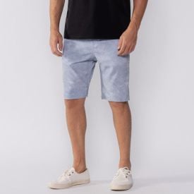 Short Masculino De Poliéster Nicoboco Cinza