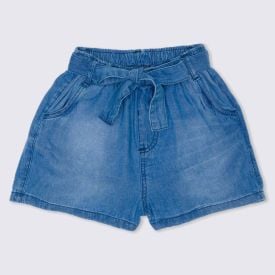 Shorts 1 a 3 anos Jeans Jogger com Cinto Yoyo Kids Jeans