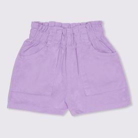 Shorts 1 a 3 anos Sarja Paperbag Yoyo Kids Lilas