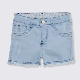 Shorts 4 a 10 anos Jeans com Barra Desfiada Marmelada Jeans