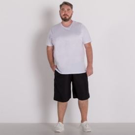 Shorts Plus Size com Elástico Marc Alain