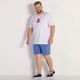 Shorts Plus Size  Liso Marc Alain