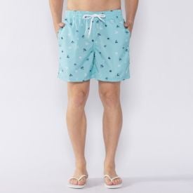 Shorts Tactel Estampado Marc Alain Black25-12