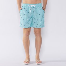 Shorts Tactel Estampado Marc Alain