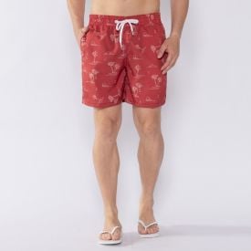 Shorts Tactel Estampado Marc Alain Black25-06