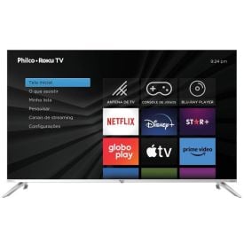Smart Tv 55” Uhd 4K Philco Roku Tv Ptv55g7pr2csb - Bivolt
