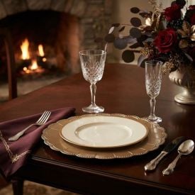 Sousplat Belmonte Havan Casa 33Cm - Dourado Ouro Velho