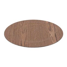 Sousplat Madeira 33Cm - Marrom