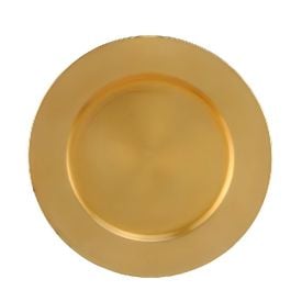 Sousplat Opala Plástico Lyor - Dourado