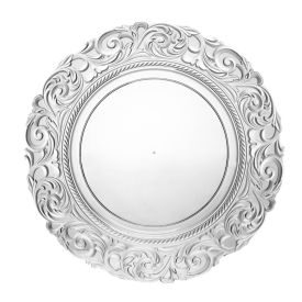 Sousplat Plástico Rose 33Cm Lyor