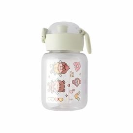 Garrafa Squeeze de Plástico com Adesivos Moment 500 ml - Sortido