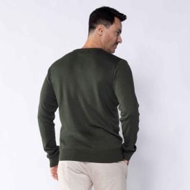 Suéter Masculino De Tricot Gola Redonda Marc Alain