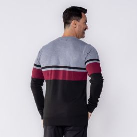 Suéter Masculino Listrado Marc Alain