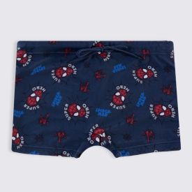 Sunga Infantil Menino Homem-Aranha 4 a 10 Anos Marvel