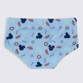Sunga Infantil Menino Mickey 1 a 3 Anos Disney Azul