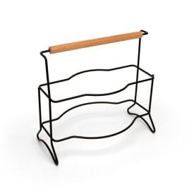Suporte Para Pratos Duplo Eco Design Black Arthi - Aço Inox