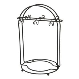 Suporte para Xícaras de Chá e Pires Arthi - Preto