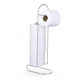 Suporte Para Quatro Rolos De Papel Higiênico Cromado Arthi - Aço
