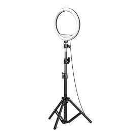 Suporte Ring Light Premium De Chão 10" 11W Até 110Cm - AC379