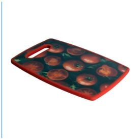 Tábua Para Corte De Plástico Lyor 30 Cm - Tomate