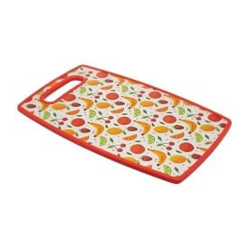 Tábua Para Corte De Plástico Lyor 37 Cm - Frutas Vermelha