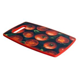 Tábua de Plástico para Corte Lyor 37Cm - Tomate