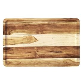 Tabua Teca Double 40Cm X 28Cm Com Canaleta E Rebaixo Stolf