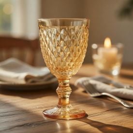 Taça de Água Bico de Jaca Havan Casa 320Ml - Âmbar