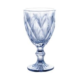 Taca Diamond Lyor Metalizada Azul 325Ml - Azul Metalizado