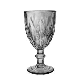 Taça de Água Diamante Lyor 325 ml - Cinza Metalizado