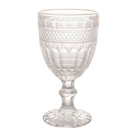 Taça De Água Filete Dourado Brand Wolff 320Ml - Vidro