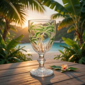 Taça de Água Tree Color Class Home 300Ml - Palmeiras