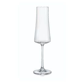 Taça De Champanhe Cristal Bohemia Elegance Havan Casa 210Ml - Transparente