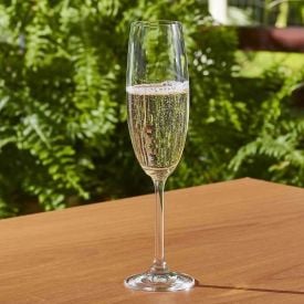 Taça de Champanhe Cristal Requinte Bohemia 230Ml - Transparente
