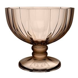 Taça Sobremesa De Vidro Refinatto 350Ml - Âmbar