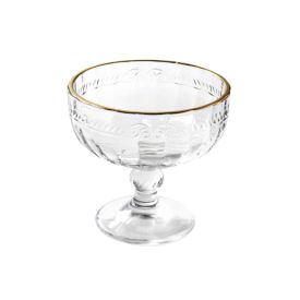 Taça De Sobremesa Imperial Com Filete Dourado Lyor 200Ml - Cristal