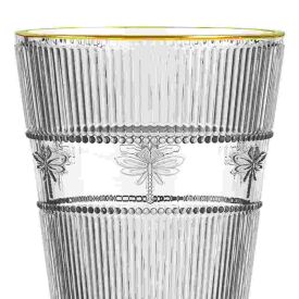 Taça Libélula Filete Dourado L'hermitage 325Ml - Vidro