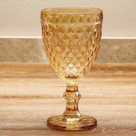 Taça Para Água Bico De Abacaxi 325Ml Lyor - Âmbar