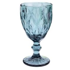 Taça Para Água De Vidro Class Home 300 Ml - Azul