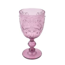 Taça Vidro Viena Rosa Havan Casa - 350Ml