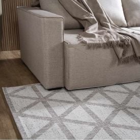 Tapete Quarto E Sala Amazonas 2,00X3,00 Metros Havan - Geométrico Bege